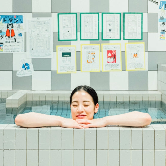 大量の気泡が肌にあたって高いマッサージ効果を生む