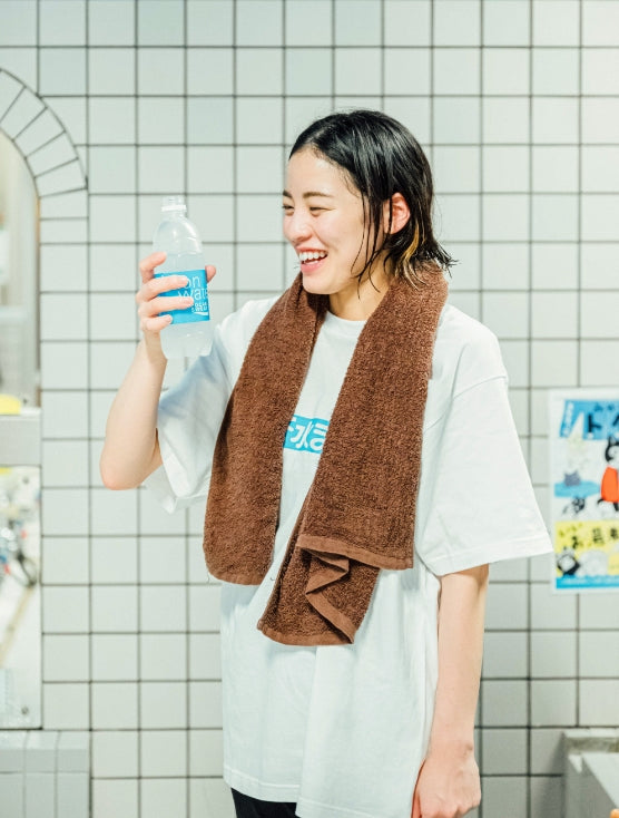 サウナの後は、もちろんイオンウォーター！