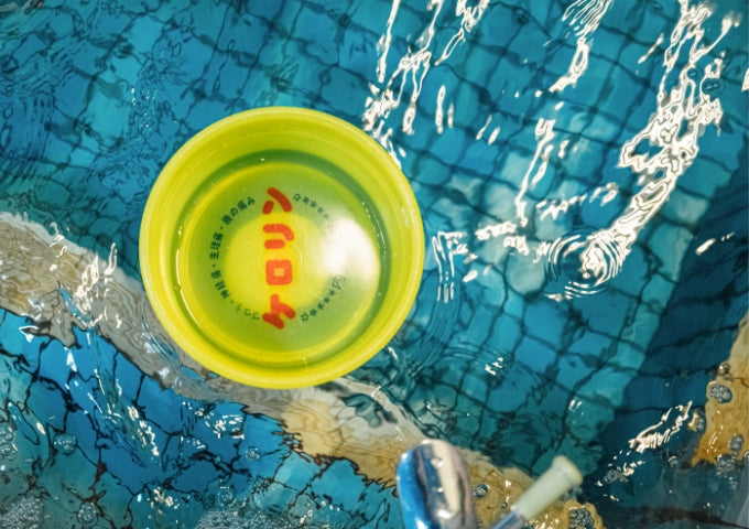 驚異的な耐久性をもつ銭湯の人気者「ケロリン桶」も健在。