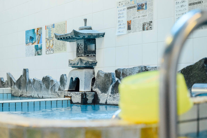 ラジウム鉱石を用いた湯