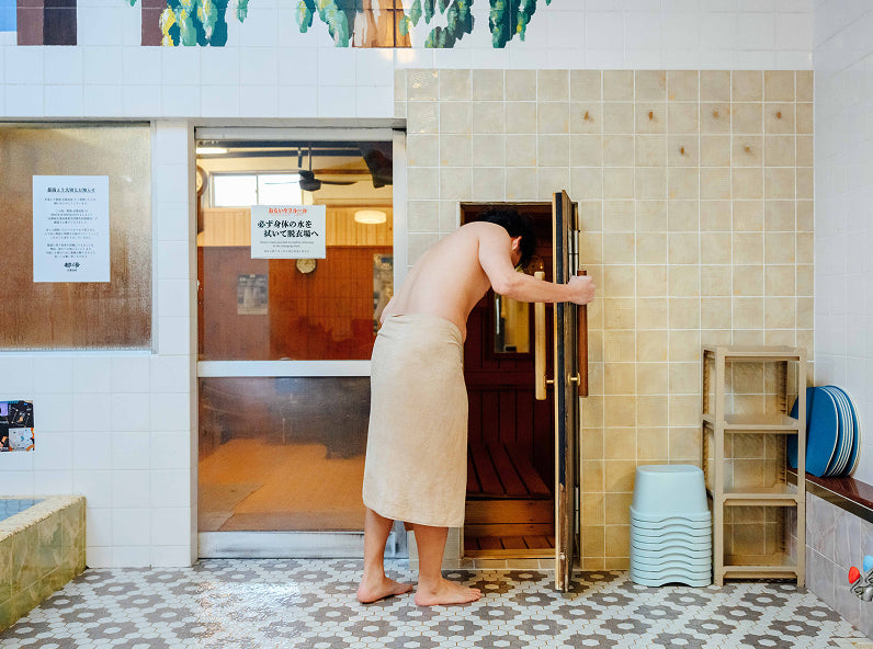 サウナの入口
